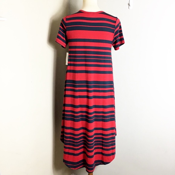 Red & Blue Carly Dress by LulaRoe- Sz. XS - Picture 2 of 2